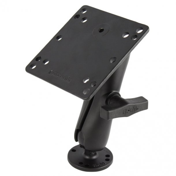 RAM Mounts C-strrelse mellem arm, rund base og VESA 75 &amp; 100 plade