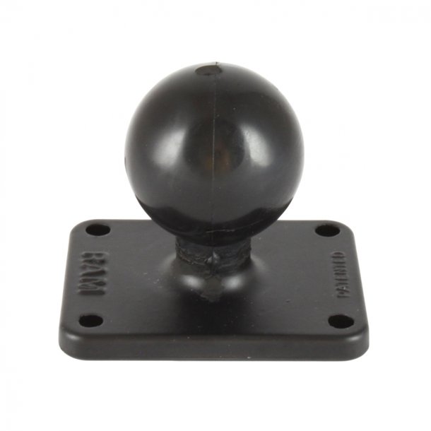 RAM Mounts Rektangulr base p 5x6,5 cm med C-kugle