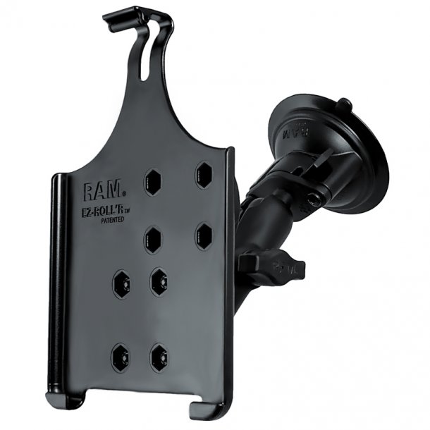 RAM Mounts Twist-Lock sugekop Mount med EZ-ROLL'R til Apple iPad mini 1-3 UDEN COVER