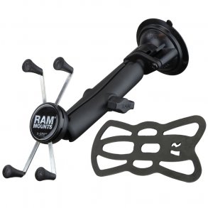 RAM Mounts X-Grip til store telefoner med Lang Arm & Twist-Lock Sugekop i B-Strrelse
