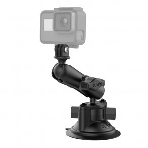 RAM Mounts Twist-Lock Sugekop med Mellem B-Strrelse Arm & Universal Action Camera Adapter