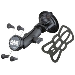 RAM Mounts X-Grip Til sm telefoner - Med Mellem Arm &amp; Twist-Lock Sugekop