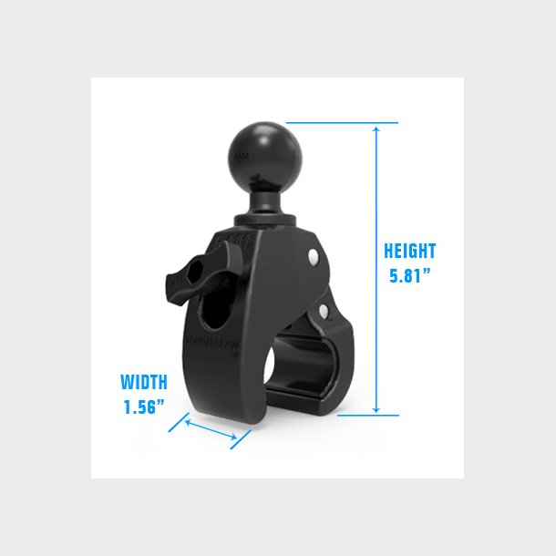 RAM Mounts Mellem Tough-Claw med C-kugle