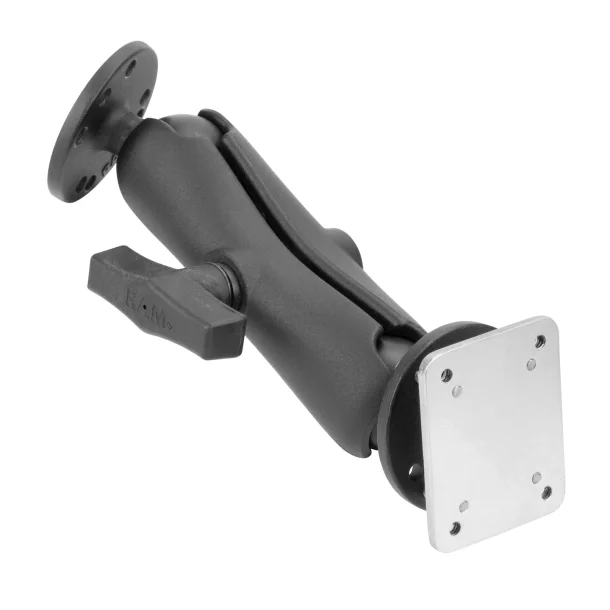 RAM Mounts C-Strrelse mellem arm med 2 runde base og Bagplade