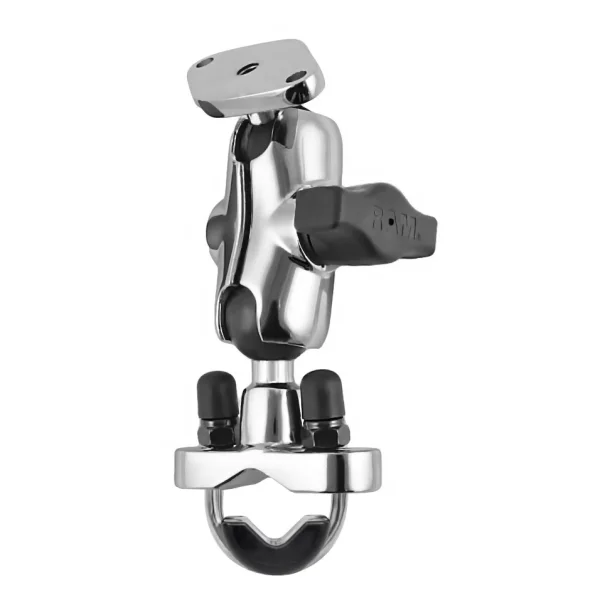 RAM Mounts Krom Styrbeslag U-Bolt Base med Kort Krom arm