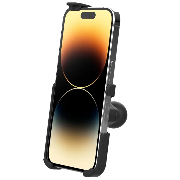 RAM Mounts Form-Fit Holder til Apple iPhone 13, 13 Pro, 14, 14 Pro & 15 med B-Kugle