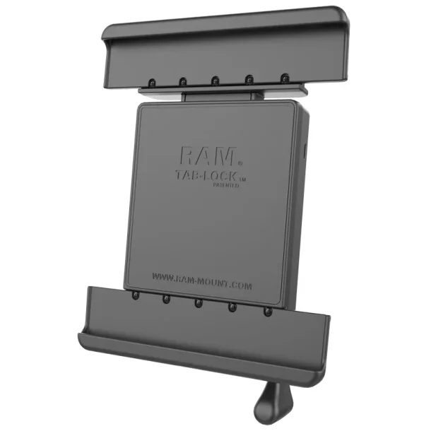RAM Mounts Tab-Tite Tablet Holder MED ls til Samsung Tab 4 10.1 &amp; iPad m.f. i 10" UDEN Cover