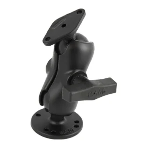 RAM Mounts St i C-strrelse med en Diamantplade Base, Rund Base Samt en Kort Arm