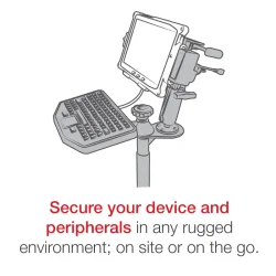 RAM Mounts IntelliSkin Next Gen til Samsung Tab Active Pro &amp; Tab Active4 Pro