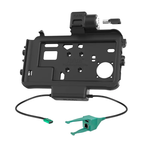 RAM Mounts USB-C Low-Profile Dock til Samsung Tab Active3 & 5 med USB-A & RJ45 Data