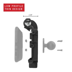 RAM Mounts USB-C Low-Profile Dock til Samsung Tab Active3 &amp; 5 med USB-A &amp; RJ45 Data