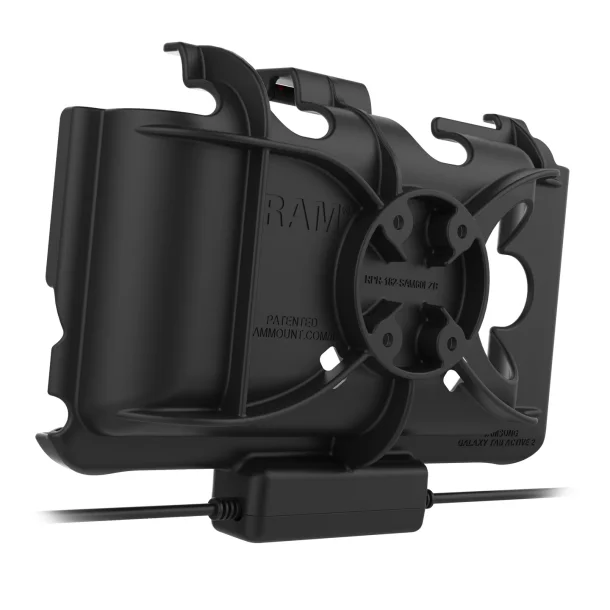 RAM Mounts USB-C Powered Dock + USB-A & RJ45 Data til Samsung Tab Active5 & 3