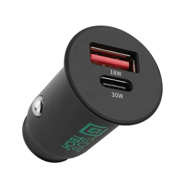 RAM Mounts GDS Type-C & Type A 2-Port Cigarstiks lader