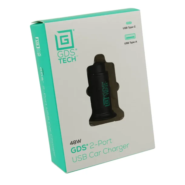 RAM Mounts GDS Type-C & Type A 2-Port Cigarstiks lader