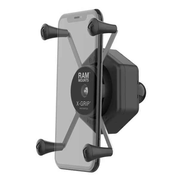 RAM Mounts stor X-Grip Telefonholder med B-Kugle og Vibe-Safe adapter