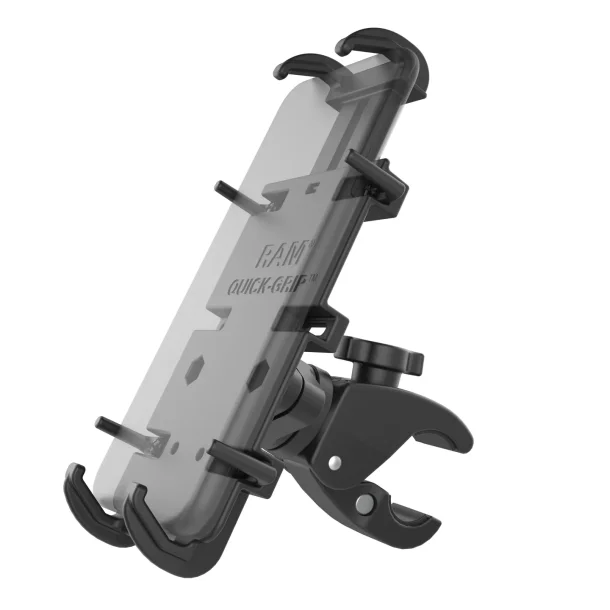 RAM Mounts Quick-Grip XL-telefonholder med lavprofils Tough-Claw