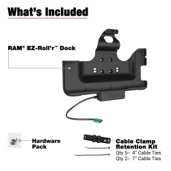RAM Mounts EZ-Roll'r Tabletholder m. USB-C til Samsung Galaxy Tab Active Pro &amp; Tab Active4 Pro