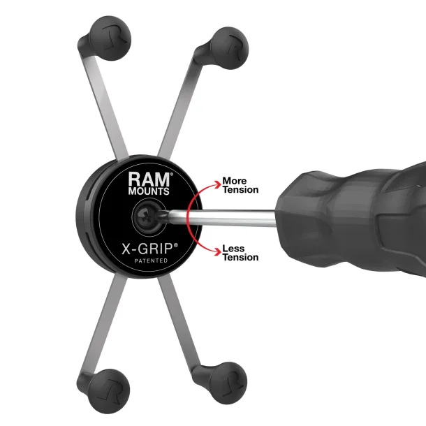 RAM Mounts X-Grip Til store telefoner & phablets med rot�rbar base & B-kugle