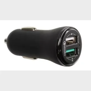 Brodit - USB-A Cigarstiks lader med Quick charge