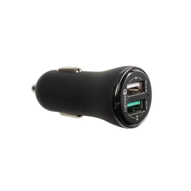 Brodit - USB-A Cigarstiks lader med Quick charge