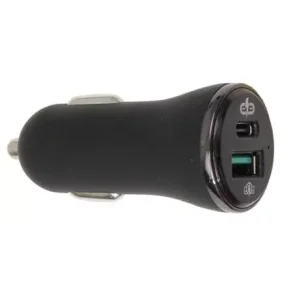 Brodit - USB-A & USB-C Cigarstiks lader med Quick charge