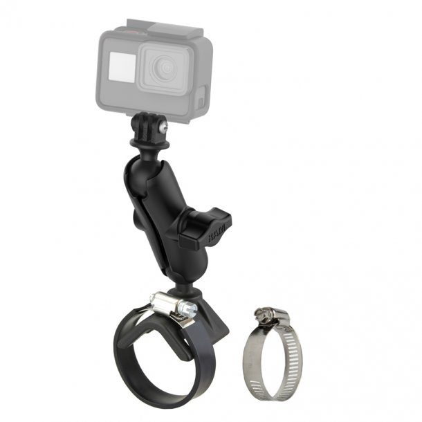 RAM Mounts Universal Action kamera Adapter st med mellem B-strrelse arm samt spndebnds base