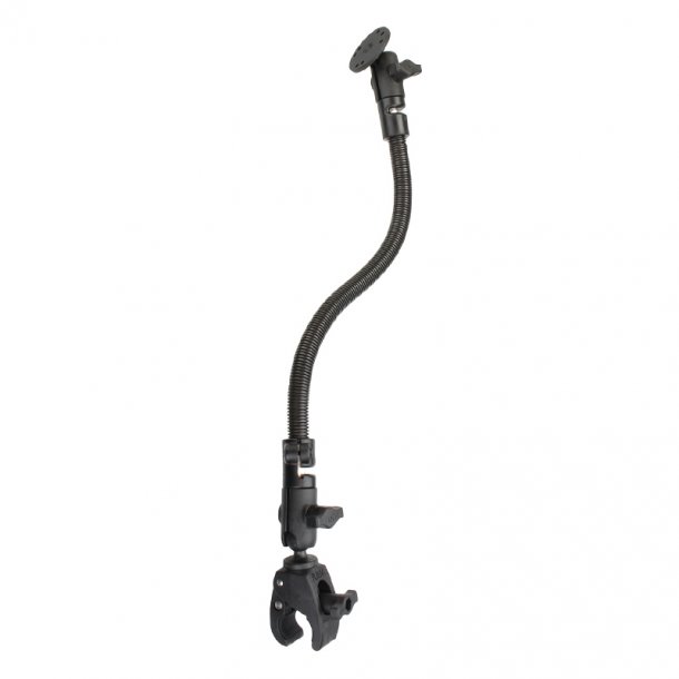 RAM Mounts Flex-Rod 45 cm med Lille Though-Claw &amp; Rund base med B-Kugle 