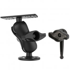 RAM Mounts Marine Elektronik Holder i D-strrelse med RAM Hi-Torq skruengle