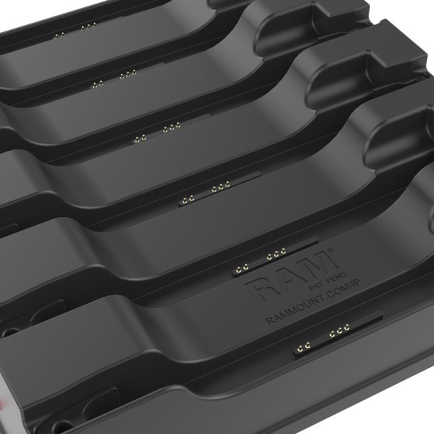 RAM Mounts 6-Port Ladestation til Samsung Tab Active3, Active4 Pro, Active5 & Tab Active Pro