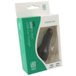 RAM Mounts GDS 2-Port USB-A+C Lader til Cigar-stik med Quick Charge 3.0