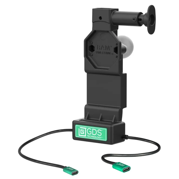RAM Mounts GDS Uni-Conn Dock + Single USB-C with Release Button