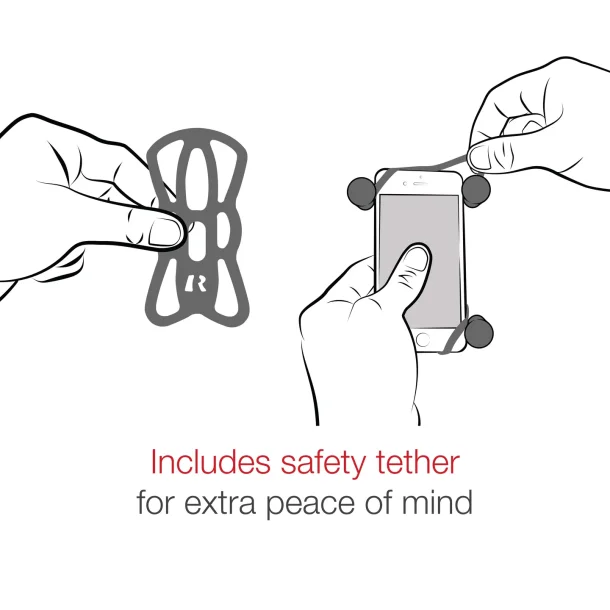 RAM Mounts X-Grip Til store telefoner & phablets med B-Kugle