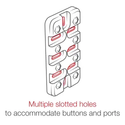 RAM Mounts Finger-Grip Universal GPS &amp; Radio Holder