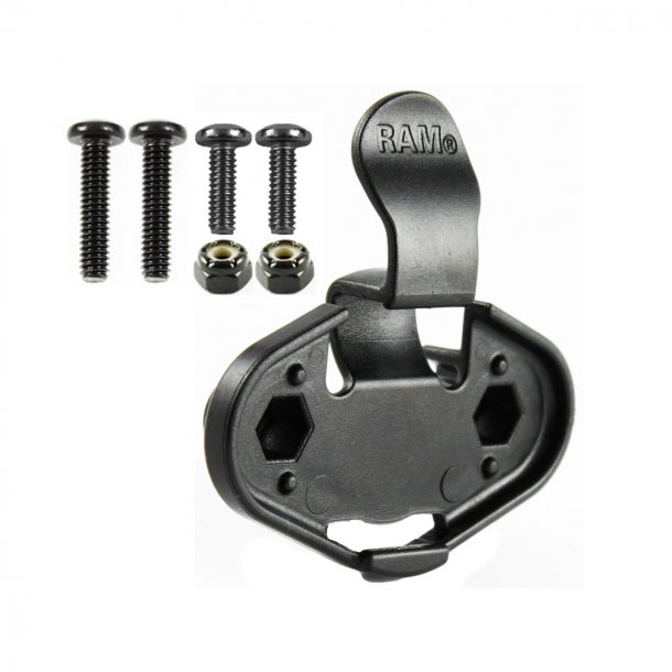 RAM Mounts EZ-Mount Quick Release Hun Adapter med Skruehuller
