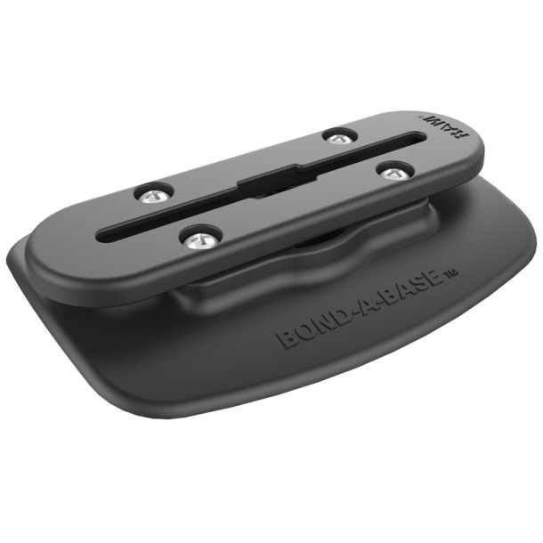 RAM Mounts Bond-A-Base sort selvkl�bende base med RAM Tough-Track til Paddleboard og Gummib�d