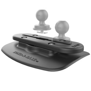 RAM Mounts Bond-A-Base sort selvklbende base med RAM Tough-Track til Paddleboard og Gummibd