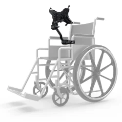 RAM Mounts Lille Though-Claw med Justeringsarm &amp; Kort Arm &amp; Rund Base med C-Kugle