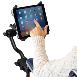 RAM Mounts Lille Though-Claw med Justeringsarm &amp; Kort Arm &amp; Rund Base med C-Kugle