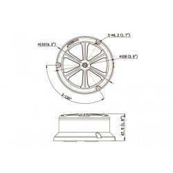 911 Signal FIRE DRAGON MINI BL/hvid - Plan Montering