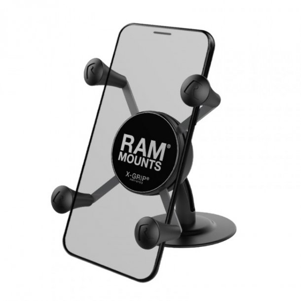 RAM Mounts X-Grip Til sm telefoner - Med RAM lil'buddy arm &amp; Base til Plimning
