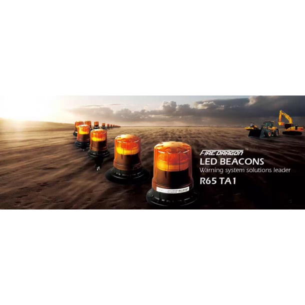 911 Signal FIRE DRAGON LED GUL - Plan Montering